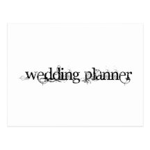 Wedding planner carte postale