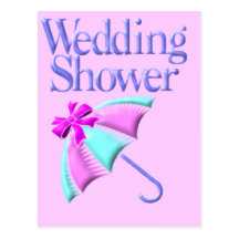 wedding shower carte postale