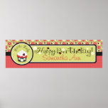 Weinig Dame Birthday Banner Posters