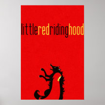 Weinig Rode Berijdende Kap Posters