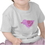 Weinig Roze valentijnskaart van de Vogel van het H t-shirts