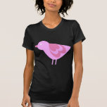 Weinig Roze valentijnskaart van de Vogel van het H t-shirts
