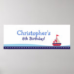 Weinig Zeilboot Gepersonaliseerde Banner van de Ve Afdruk