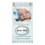 welkom baby photocard fotokaart sjabloon