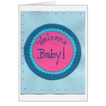 Welkom Baby! Wenskaart