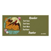 Wenken van het Uitzicht van de Kleuren van Louisia Custom Reclamekaart