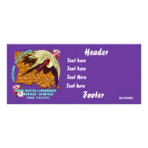 Wenken van het Uitzicht van de Kleuren van Louisia Reclamekaart Ontwerp