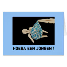 wenskaart geboorte jongen