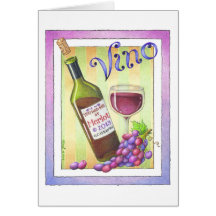 WENSKAARTEN - VINO!  U had me bij MERLOT!