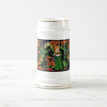Werk Uw Binnen Magische Stenen bierkroes Mok