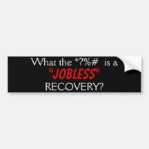Werkloze Terugwinning Bumpersticker