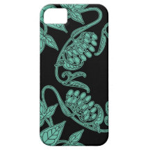 Wervelende Bloemen en Bladeren Case-Mate iPhone 5 Hoesjes
