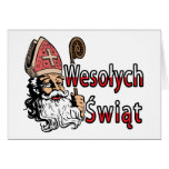Wesolych Swiat Saint-Nicolas Cartes De Vœux