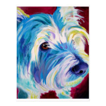 Westie #1 carte postale