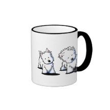 Westies Shadowboxing Tasse À Café