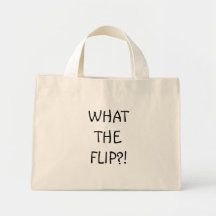 WHATTHEFLIP ? ! SAC EN TOILE