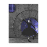 When The Rain Comes Gothic Postcard