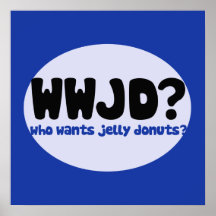 Who wil Gelei donuts? Afdruk