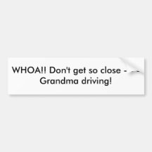 WHOA ! ! N'obtenez pas ainsi - - - entraînement ét Autocollants Pour Voiture