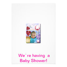 Wij ` aangaande het hebben van een Baby shower! Custom Uitnodigingen