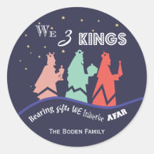 Wij Drie Koningen | Blauwe Stickers van de Vakanti