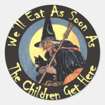 Wij zullen eten zodra het Kind hier wordt Sticker
