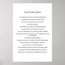 Wijdopen ogen afdruk