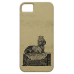 Wijnoogst bekroonde tekkelhond die sjofele elegant Case-Mate iPhone 5 hoesjes