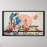 Wijnoogst vierde van het Poster van Juli