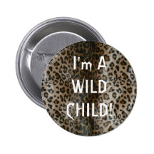 Wild Kind op de speld van de Druk van de Luipaard Buttons