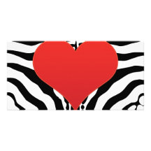 wilde liefde gepersonaliseerde fotokaarten