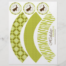 Wildernis over de Omslagen van Cupcake van Konijnt Fullcolor Folder