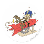 Wile E. Coyote Launching Rode Raket stickers