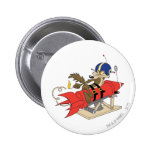 Wile E. Coyote Launching Rode Raket Speld Button