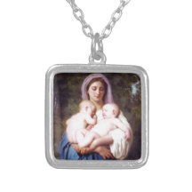 William Bouguereau_Charity (1878) Pendentif