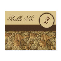 William Morris Brown laisse des cartes de nombre d