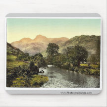 Windermere, brochets de Langdale, secteur de lac,  Tapis De Souris