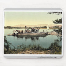 Windermere, ferry de vapeur, secteur de lac, Ra de Tapis De Souris