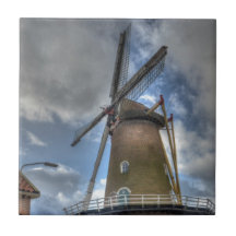Windmolen Geboortetegeltje