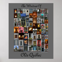 Windows de Québec d'antan Posters