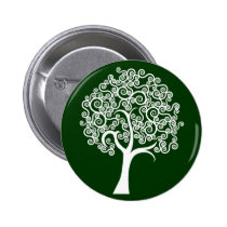 Witte Abstracte Boom buttons
