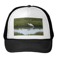 Witte Aigrette Trucker Petten