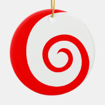 Witte Krul Kerst Ornamenten