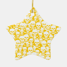 Witte Schedels Ornament