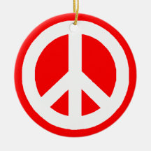 Witte Vrede Kerst Ornament