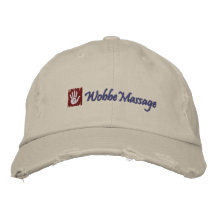 WobbeMassage a brodé le chapeau Chapeau Brodé