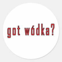 wodka obtenu ? adhésifs ronds