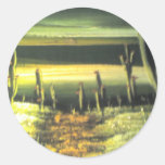 woestijn weg sticker