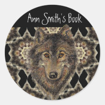 Wolf, Wolven, Wild Dier, Natuur, Boekmerk Stickers