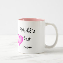 Worlds best mom mug koffie beker